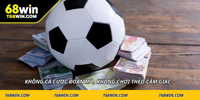 Không cá cược đoán mò, không chơi theo cảm giác