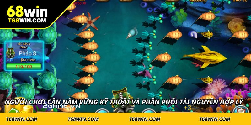 Người chơi cần nắm vững kỹ thuật và phân phối tài nguyên hợp lý